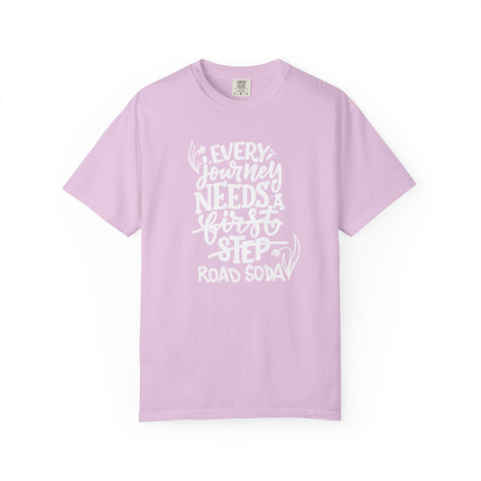 Every journey needs a road soda T-shirt