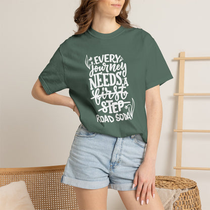 Every journey needs a road soda T-shirt