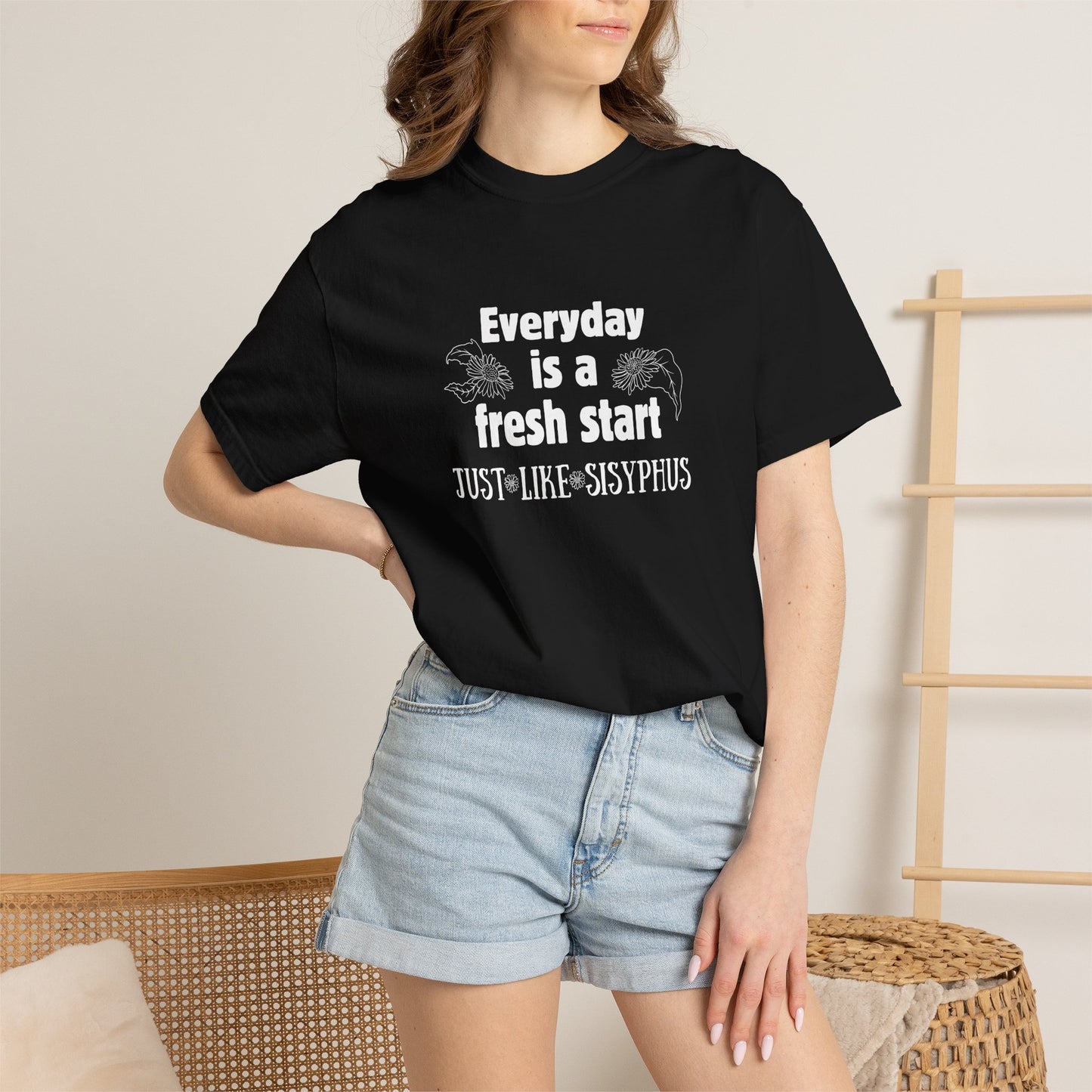 Everyday is a fresh start - like Sisyphus T-shirt