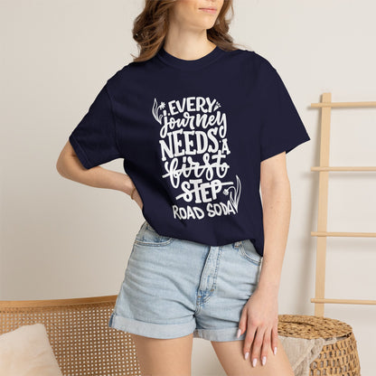 Every journey needs a road soda T-shirt
