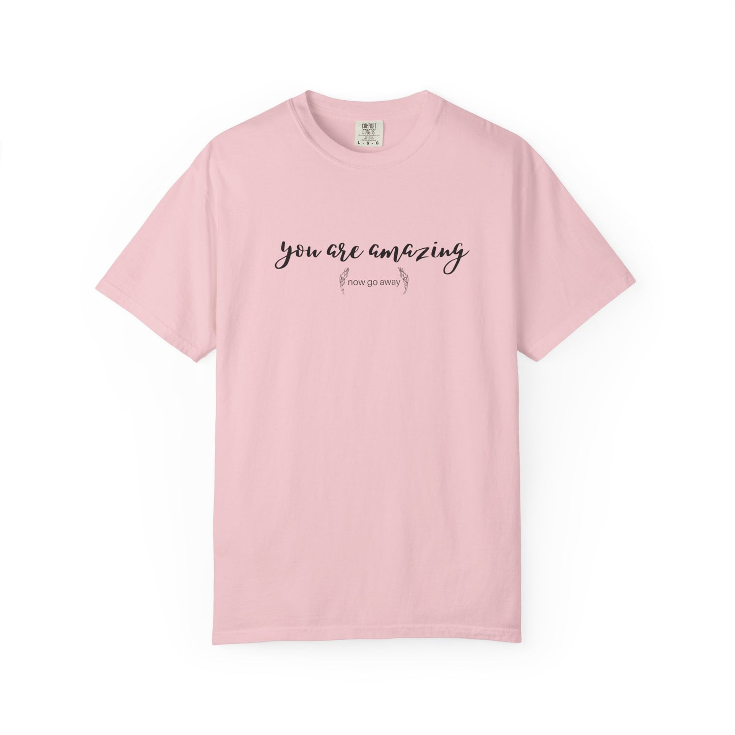 You are amazing (Now go away) T-shirt