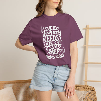 Every journey needs a road soda T-shirt