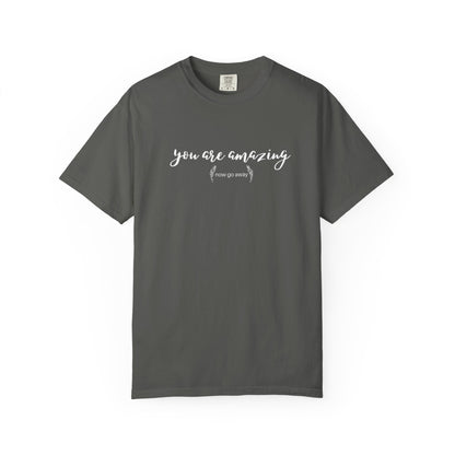 You are amazing (Now go away) T-shirt