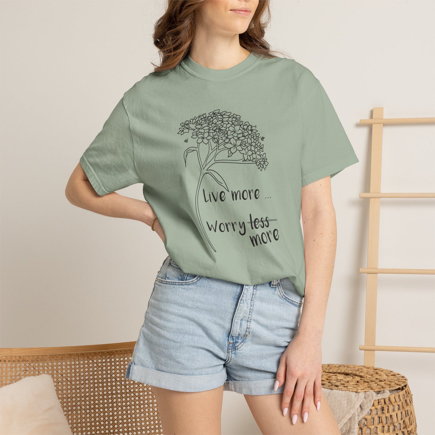 Live more (worry more) T-shirt