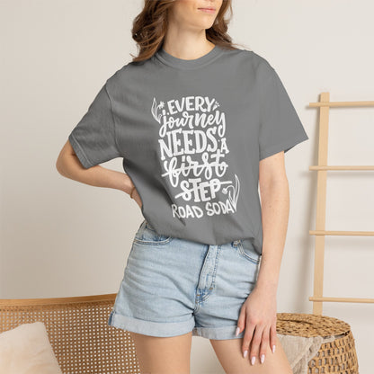 Every journey needs a road soda T-shirt