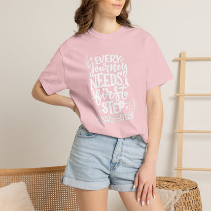 Every journey needs a road soda T-shirt