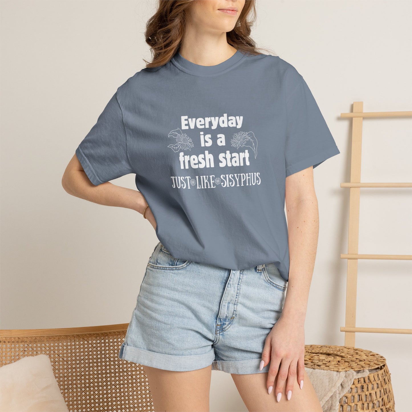 Everyday is a fresh start - like Sisyphus T-shirt