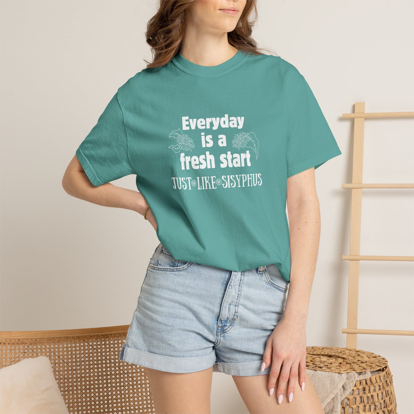 Everyday is a fresh start - like Sisyphus T-shirt