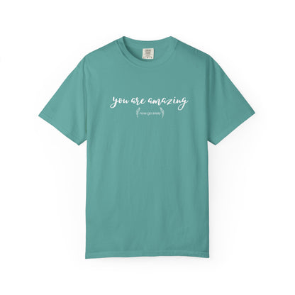 You are amazing (Now go away) T-shirt