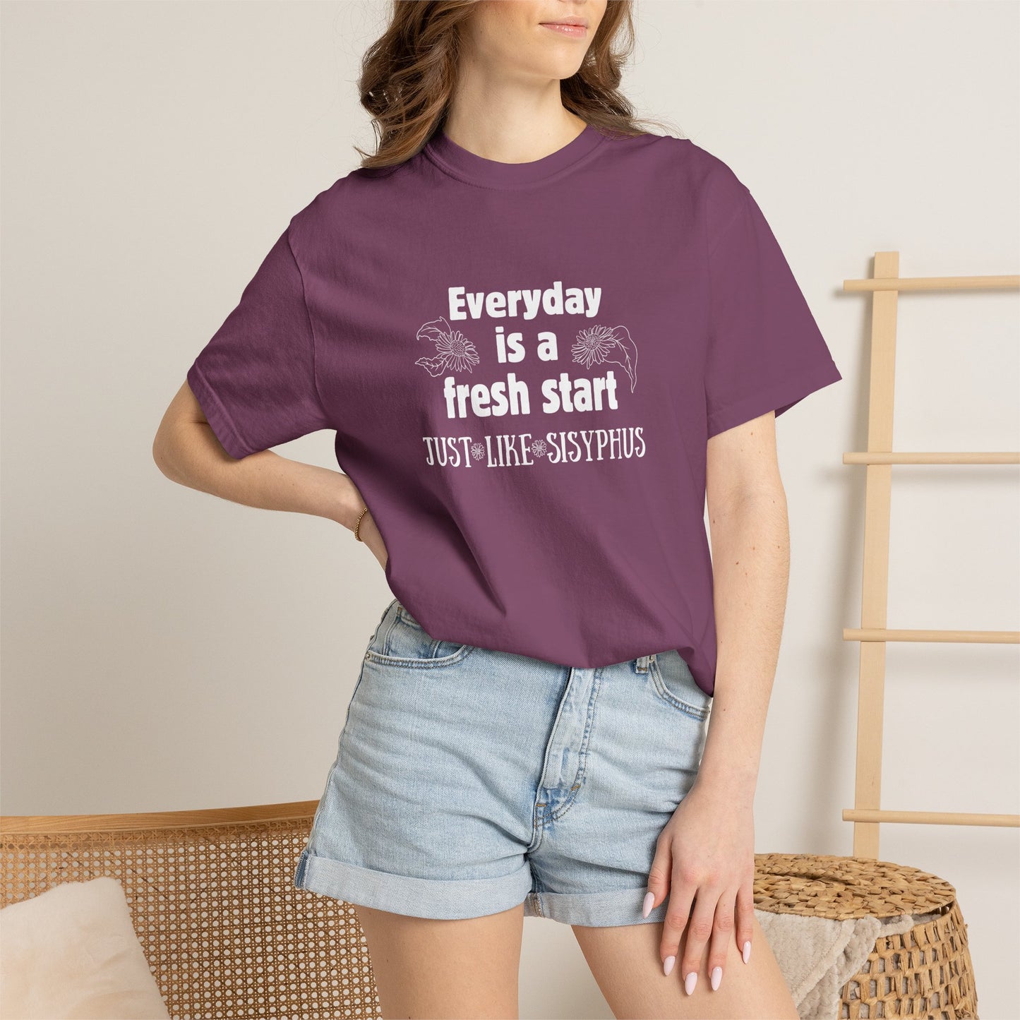 Everyday is a fresh start - like Sisyphus T-shirt
